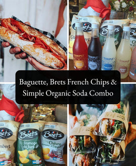 Baguette, French Chips & Organic Soda Combo Available Friday 6th September